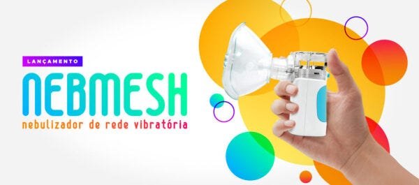 NEBMESH PLUS Inalador e Nebulizador de Rede Vibratória G-Tech - 6
