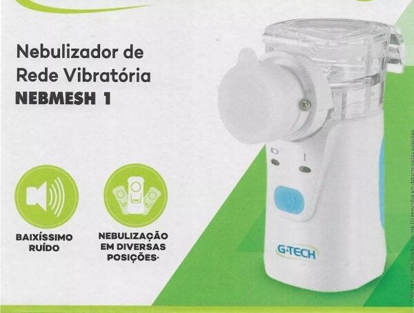 NEBMESH PLUS Inalador e Nebulizador de Rede Vibratória G-Tech - 4
