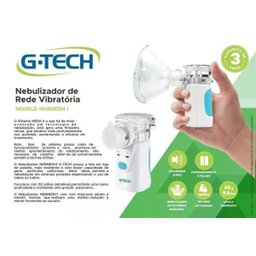 Nebmesh Plus Inalador e Nebulizador de Rede Vibratória G-tech - 5