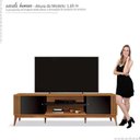 Ver imagem 2 de Rack Legacy 2.0 para Tv de até 75" Edn Móveis:cedro/preto