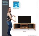 Ver imagem 4 de Rack Legacy 2.0 para Tv de até 75" Edn Móveis:cedro/preto