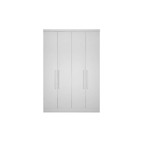 Guarda Roupa Modulado C/ 4 Portas e 3 Gavetas Rizon/linea Neve - Novo Horizonte
