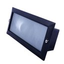 Ver imagem 2 de Balizador Ret. 23cm Aluminio Pint. Epoxi E-27 1 Lâmpada Max 60W sem Grade Preta