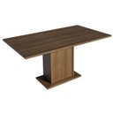 Ver imagem 4 de Conjunto Sala de Jantar Mesa Tampo de Madeira 6 Cadeiras Rustic/preto Augusta Madesa