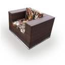 Ver imagem 5 de Conjunto de Sofás Fibra Sintética Cidade do Cabo - 1 Sofá 2L+ 2 Poltronas + 1 Mesa Centro -