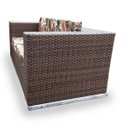 Ver imagem 3 de Conjunto de Sofás Fibra Sintética Cidade do Cabo - 1 Sofá 2L+ 2 Poltronas + 1 Mesa Centro -