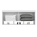 Ver imagem 7 de Guarda-roupa Casal com Cabeceira 8 Peças Modena Iii Demóbile