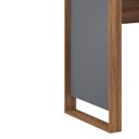 Ver imagem 3 de Mesa para Computador Office Morada Amêndola/grafito - Pr Móveis