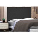 Ver imagem 3 de Cabeceira Dubai Para Cama Box King 195 cm Suede Preto - D’Rossi