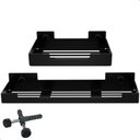 Ver imagem 3 de Kit de Acessórios para Banheiro Preto Fosco 6 Peças F.elg