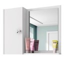 Ver imagem 2 de Espelheira para Banheiro com Armário 1 Porta Gênova Branco