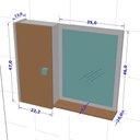 Ver imagem 4 de Espelheira para Banheiro com Armário 1 Porta Gênova Branco