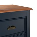 Ver imagem 3 de Cômoda 5 Gavetas - Azul Petróleo