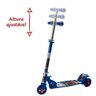Patinete Azul Menino Crianças 5 6 7 8 9 Anos Dobrável Ajuste - 2
