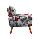 Ver imagem 2 de Poltrona Opala Decorativa Estampa Paris