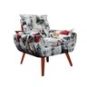 Poltrona Opala Decorativa Estampa Paris - 3