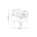 Ver imagem 4 de Poltrona Opala Decorativa Estampa Paris