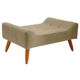 Puff Decorativo Cancun Suede Bege Trazendo Conforto Ao Seu Pet - 2