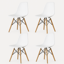 Ver imagem 2 de Kit com 4 Cadeiras Eiffel para Sala de Jantar e Cozinha