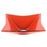 Cuba de Vidro para banheiros e lavabos - Quadrada RT 30 Cm Laranja - 1