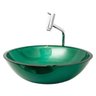 Cuba de Vidro para Banheiros e Lavabos 42 Cm - Verde - 2