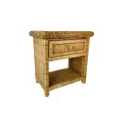 Ver imagem 1 de Mesa de Cabeceira de Junco Natural Rl - Bamboo Style 50cm