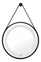 Ver imagem 2 de Espelho Redondo Adnet Premium Iluminado Led com Alça 50cm - Preto
