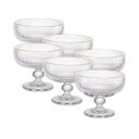 Ver imagem 2 de Jogo de 6 Taças para Sobremesa Cameratta em Cristal Ecológico com Borda Dourada 310 Ml - L'hermitage
