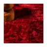 Tapete para Sala Shaggy Vermelho Fio de Seda - 2,50 x 2,00M - 2