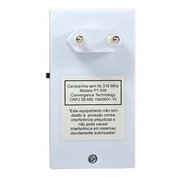Campainha sem Fio Pt-500 Facil Instalação Homologada Pela Anatel - 5