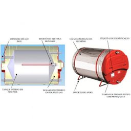 Boiler Térmico 500 Litros Alta Pressão Inox Titan Ouro Fino - 2