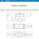 Ver imagem 2 de Bigorna Industrial Ferro Fundido Nodular 60kg 63x21,8x13,8cm
