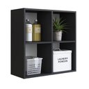 Ver imagem 1 de Nicho Organizador Multifuncional Colméia 63x63cm Funcionale Ae070 Art In Móveis - Preto