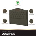 Ver imagem 2 de Cabeceira King Size Estofada para Cama Box Maitê Veludo Ateliê do Conforto Cabeceira King Estofada C
