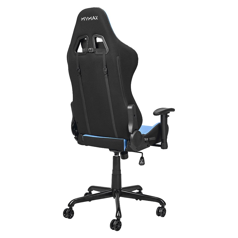 Cadeira Gamer Mx6 Giratória Azul e Preto Mymax - 3