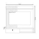 Ver imagem 3 de Bancada Suspensa Blitz Mdp Pintura Uv 1 Porta Basculante até 55 Cinamomo/offwhite G97 - Gran Belo
