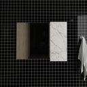 Ver imagem 2 de Espelheira para Banheiro 1 Porta 80cm Multimóveis CR10082 Mármore Branco