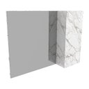 Ver imagem 1 de Espelheira para Banheiro 1 Porta 80cm Multimóveis CR10082 Mármore Branco