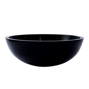 Cuba de Vidro para Banheiros e Lavabos 30 Cm - Preto