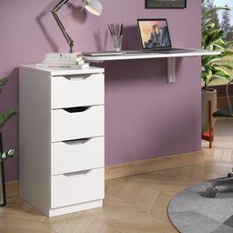Armário Multiuso 4 Gavetas - Praticidade e Design para Seu Ambiente - 4
