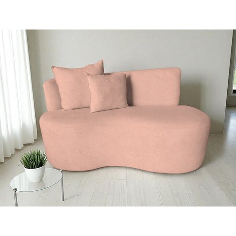 Namoradeira Yara 120cm em Bouclé com 2 Almofadas ? Conforto, Estilo e Elegância para Decorar Seu Amb