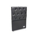 Ver imagem 1 de Cabeceira Cama Box Estofada Murat Facto Gray Solteiro - Courano Cinza - Ortobom