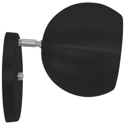 Kit 2 Arandelas Articuladas Retrô Bola Preto/Branco - 4