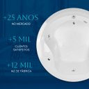 Ver imagem 5 de Banheira Redonda Siberia com Hidro em Acrílico - 127v