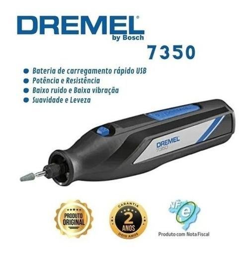 Micro Retífica sem Fio Dremel Profissional com 6 Acessórios - 3