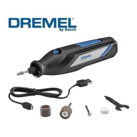 Micro Retífica sem Fio Dremel Profissional com 6 Acessórios