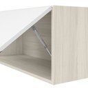 Ver imagem 5 de Armario Aereo Basc Mdf 70 Cm Kali 16339 Bianco Toq Branco Uv Nicioli