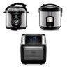 Kit Panela Pressão Elétrica, Panela de Arroz e Air Fryer Elgin 12 Litros 127v - 1