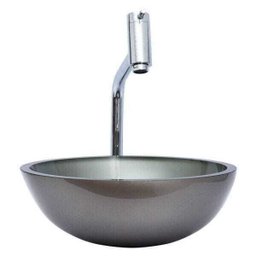 Cuba de Vidro para Banheiros e Lavabos 35 Cm - Bege - 2