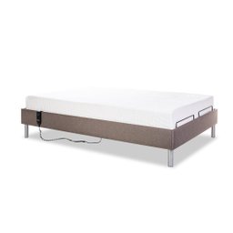 Cama Ajustável Tonolli Ergomatic Linho Bege - Solteiro-King 96x203 - 3